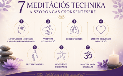 7 meditációs technika a szorongás csökkentésére